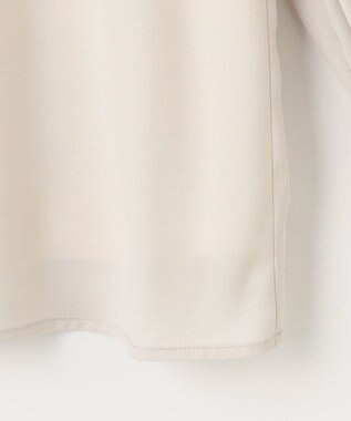 ANY 【洗濯機可/2WAY】プリーツスリーブブラウス ベージュ