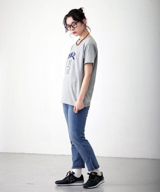 J.PRESS YORK STREET 【UNISEX】YALE × J.PRESS YORK STREET コラボTシャツ ライトグレー系