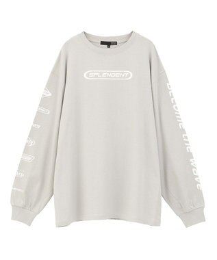 Green Parks ・ＳＵＧＡＲ　ＳＰＯＯＮ　スポーツロゴｐｔロンＴＥＥ Light Gray