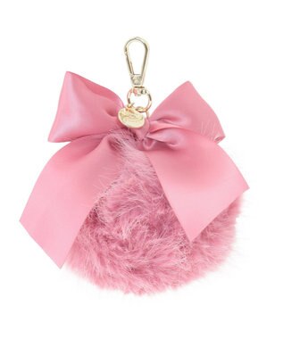 Maison de FLEUR フェイクファーポンポンチャーム Pink