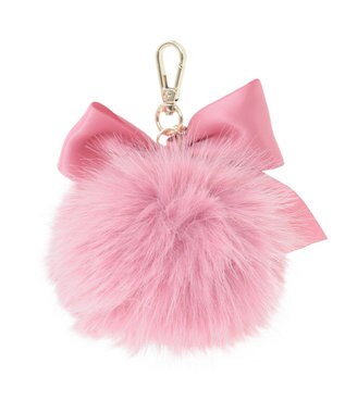Maison de FLEUR フェイクファーポンポンチャーム Pink