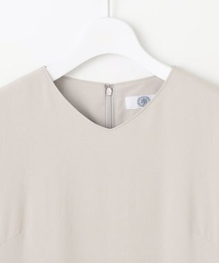 J.PRESS LADIES 【洗える・吸水速乾・接触冷感・セットアップ対応】Light ジョーゼット ワンピース ベージュ系