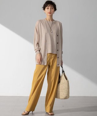 23区 【CanCam10月号掲載/CLASSY.10月号掲載】シャイニーシアー カーディガン ベージュ系