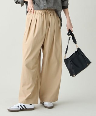 ANY ドロストチノパンツ ベージュ