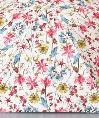 AURORA JILL STUART（ジル スチュアート）ボタニカル押し花オールシーズン傘（折りたたみ・ミニ傘） レッド