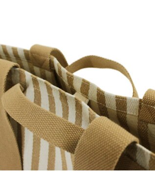 ROOTOTE 1148【大容量:ヘリンボーン】LT.グランデ.ストライプ-A 02：ベージュ