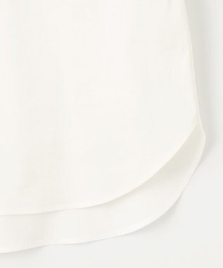 自由区 L 【洗える】タイプライターデザイン ブラウス アイボリー系