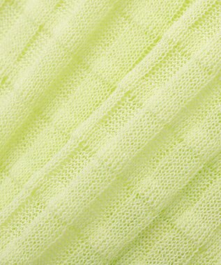 AMERICAN HOLIC シアーチェックカーディガン Lime Green