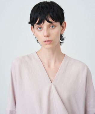 ATON LIGHT HEMP | ドレープドレス PINK