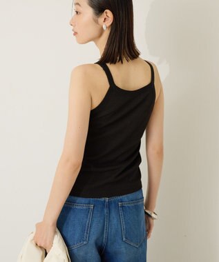 AMERICAN HOLIC 【カップ付き】アメスリタンクトップ Black