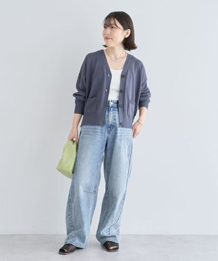 Green Parks ・ＥＬＥＮＣＡＲＥ　ＤＵＥ　デニムバレルレッグパン Black