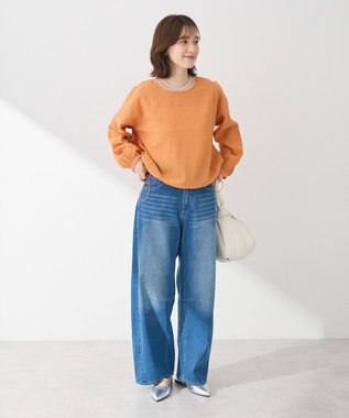 Green Parks ・ＥＬＥＮＣＡＲＥ　ＤＵＥ　デニムバレルレッグパン Black