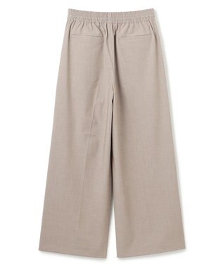 UNFILO 【新色追加】イージーワイドパンツ ベージュ