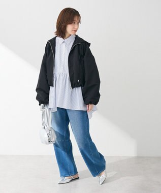 Green Parks ・ＥＬＥＮＣＡＲＥ　ＤＵＥ　デニムバレルレッグパン Black