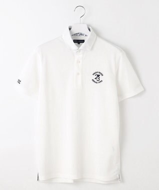 23区GOLF 【MEN】エイトムーブカノコ ストレッチポロシャツ ホワイト系