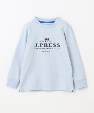 J.PRESS KIDS 【110-130cm】USAハウスロゴ ロングTシャツ サックスブルー系