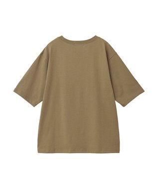 Green Parks ５分袖フロッキーロゴプリントＴＥＥ Khaki