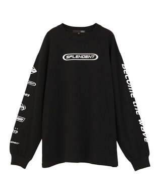 Green Parks ・ＳＵＧＡＲ　ＳＰＯＯＮ　スポーツロゴｐｔロンＴＥＥ Black