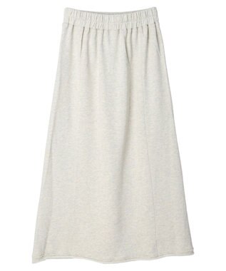 CRAFT STANDARD BOUTIQUE カットオフＡライン裏毛スカート Oatmeal