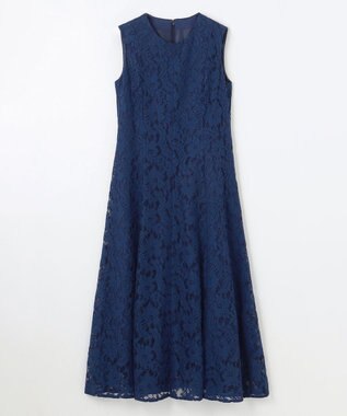 GRACE CONTINENTAL レースドレス ネイビー