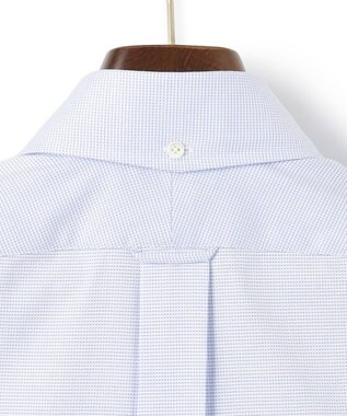 J.PRESS MEN 【PREMIUM PLEATS / 形態安定】ピンヘッド ドレスシャツ / B.D. サックスブルー系