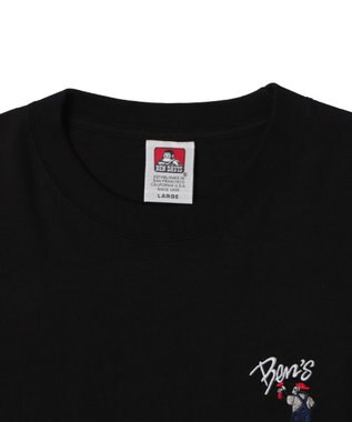 WEGO 【ユニセックス着用ITEM】別注BENDAVISワンポイントT（LS） ブラック