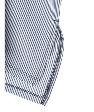 Green Parks 異素材脇切り替えドッキングプルオーバー Navy