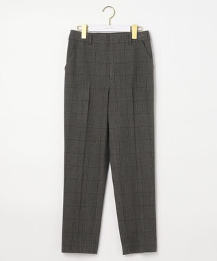 ANY SIS 【蓄熱効果】サーモトロン 2WAYストレッチ テーパードパンツ（チェック柄） チャコールチェック