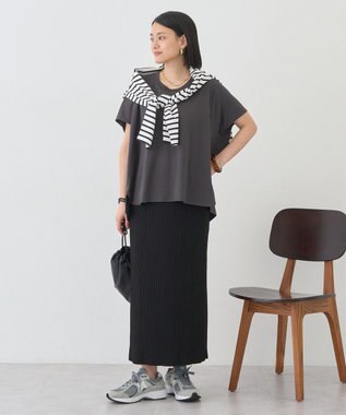 AMERICAN HOLIC 【先行予約】ルーズコクーンプルオーバー Chacoal Gray