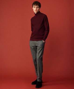 JOSEPH ABBOUD 【ストレッチ/JAPANファブリック】カシミヤブレンドリサイクルウール パンツ ライトグレー系