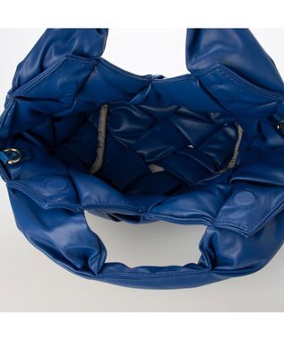 UNBILLION カシュカシュ cachecache / ボンディングメッシュ2wayトートバッグ ブルー