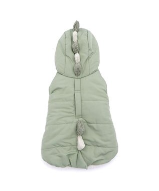 PET PARADISE ペットパラダイス 線赤外線 恐竜  綿入り ベスト 小型犬 グリーン