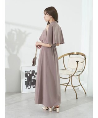 earth music&ecology ＳＥＴ２点ケープ＋キャミワンピース Black