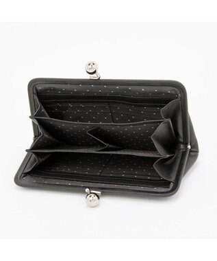 UNBILLION ペルケ perche / マルチスタッズがま口ロングウォレット ブラック