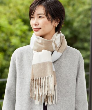 カシミヤチェック マフラー / J.PRESS LADIES | ファッション通販