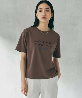 UNFILO 【新色追加/VERY掲載】BEAUTY FORM-T cotton ロゴ ハーフスリーブ Tシャツ