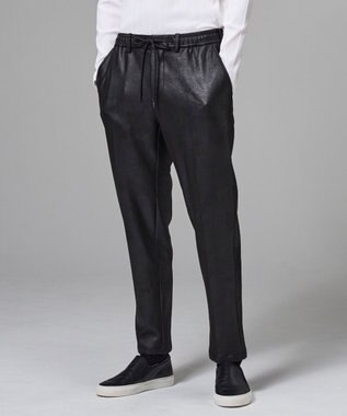 JOSEPH HOMME 【ストレッチ】レザーライクジャージー　ドロスト付きテーパードパンツ / PEGG CONVERTIBLE