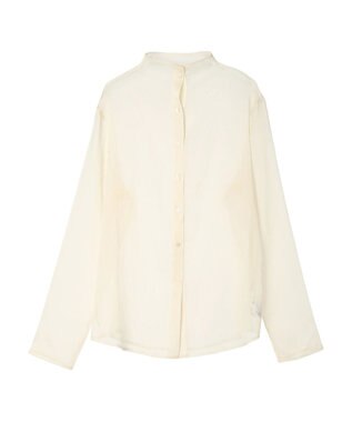 earth music&ecology シアーハイネックシャツ Yellow