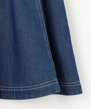 組曲 KIDS 【100㎝】デニム ワンピース ネイビー系