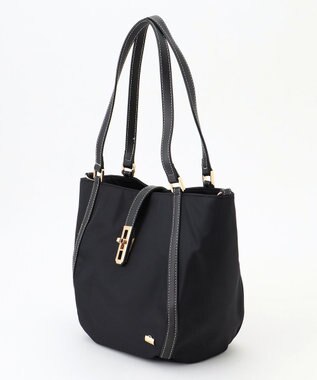 LA BAGAGERIE ひねり金具付きエレガンストート　Sサイズ ブラック