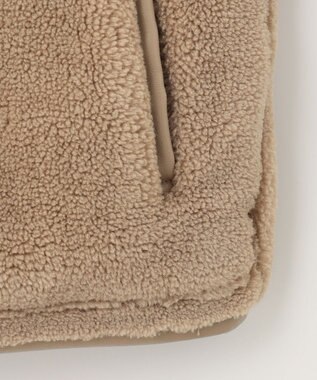 ANY SIS 【2WAY】リバーシブルショートボア アウター ベージュ