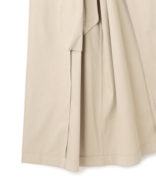 UNFILO 【洗える】ロングトレンチコート ベージュ