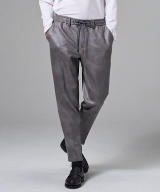 JOSEPH HOMME 【ストレッチ】レザーライクジャージー　ドロスト付きテーパードパンツ / PEGG CONVERTIBLE