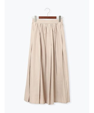 Te chichi ダブルタックフレアスカート ライトベージュ