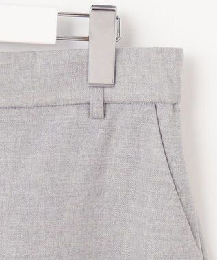 自由区 ウールサキソニー スカート ライトグレー系