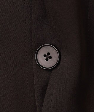 uncrave ライトダブルサテン シャツジャケット ダークブラウン