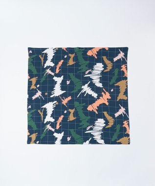 TRICOTE SILK SCARF/シルクスカーフ 39NAVY