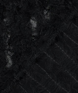 23区 【GOLD LABEL】フェザーチュール Tシャツ ブラック