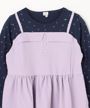 組曲 KIDS 【150-160㎝】メロディ ビスチェトップス ラベンダー