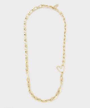 Paul Smith ハートミックスチェーン ネックレス ゴールド